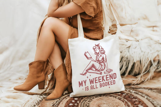 My Weekend is all Booked Tote Bag